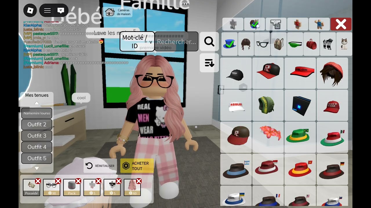 Ma première vidéo roblox 
