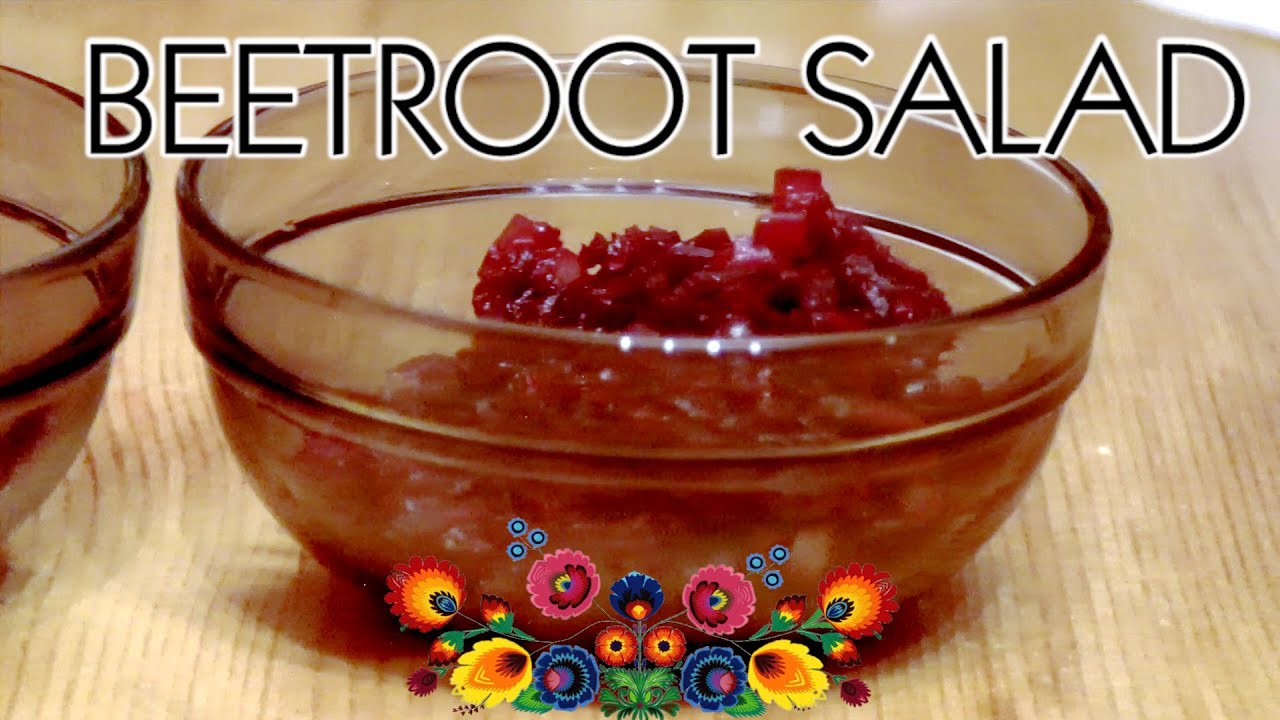Polish Cooking: Beetroot salad