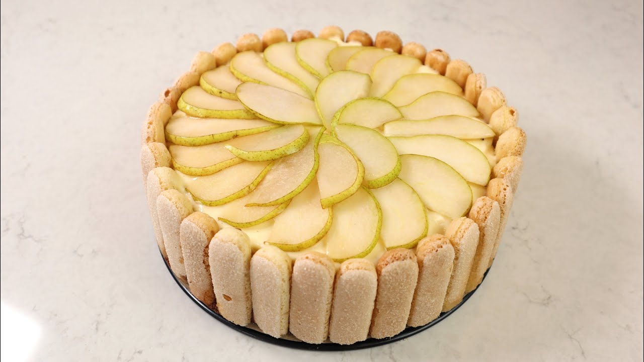 No bake Bavarian cream cake