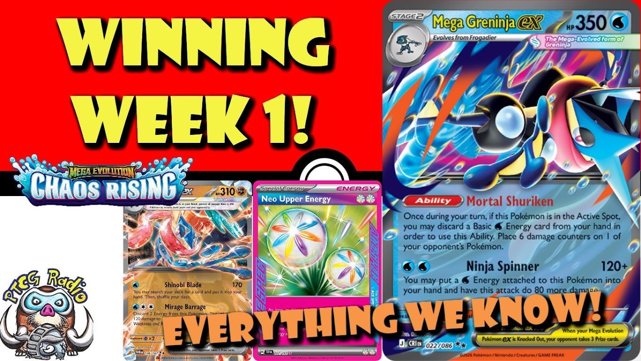 Как Мега Гренинджа ex выигрывает первую неделю в Pokémon TCG? Насколько он действительно хорош? (...