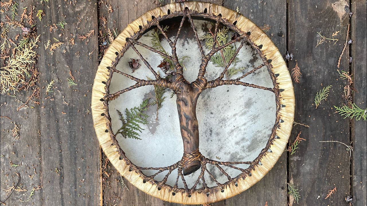 Making a Shamanic Drum Tree of Life | open your drum workshop