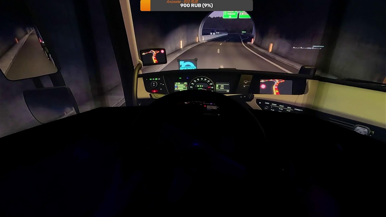 Euro Truck Simulator 2     GOPRO   TRIPLE SCREEN