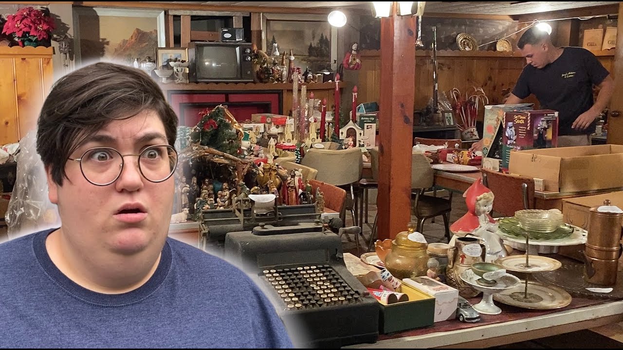 I FROZE UP! This COMPETITIVE Vintage Estate Sale had me Stunned! Does this ever happen to you?