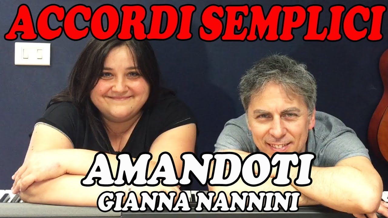 Amandoti (Gianna Nannini) - Tutorial Pianoforte - Accordi facili