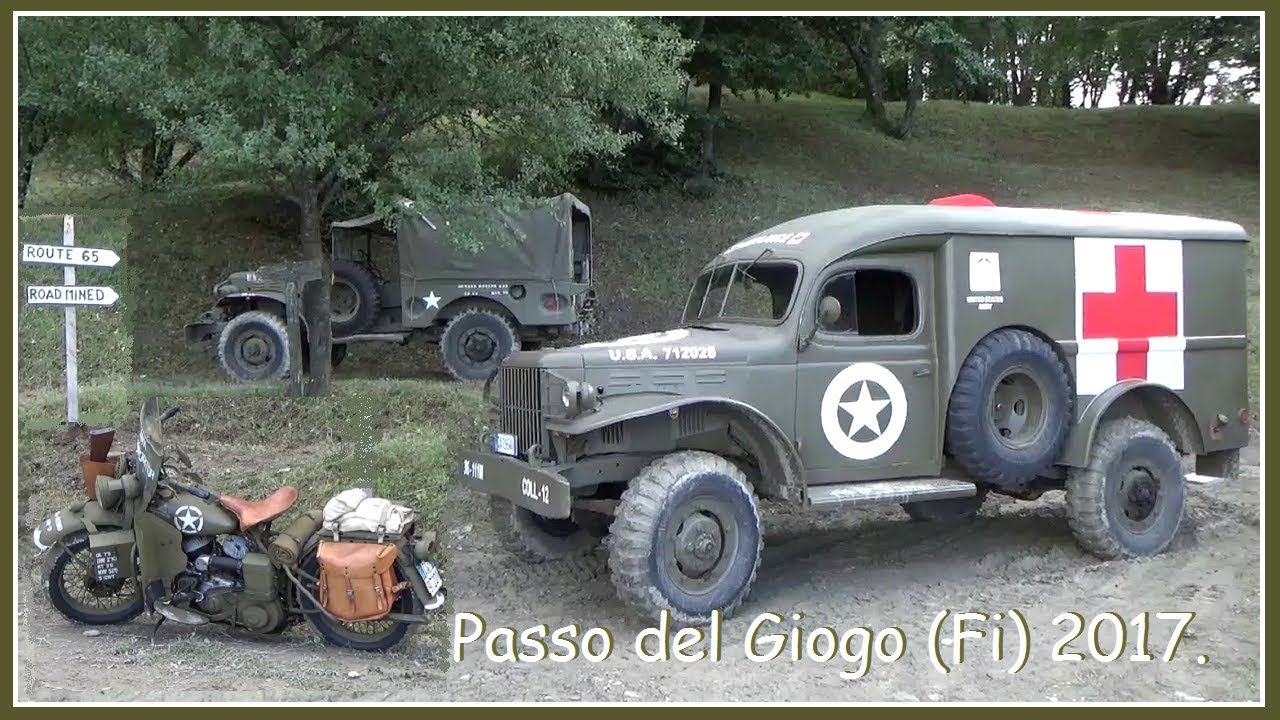 Rievocazione Battaglia 2° G. M. sulla Linea Gotica, Passo del Giogo (FI) 2017.