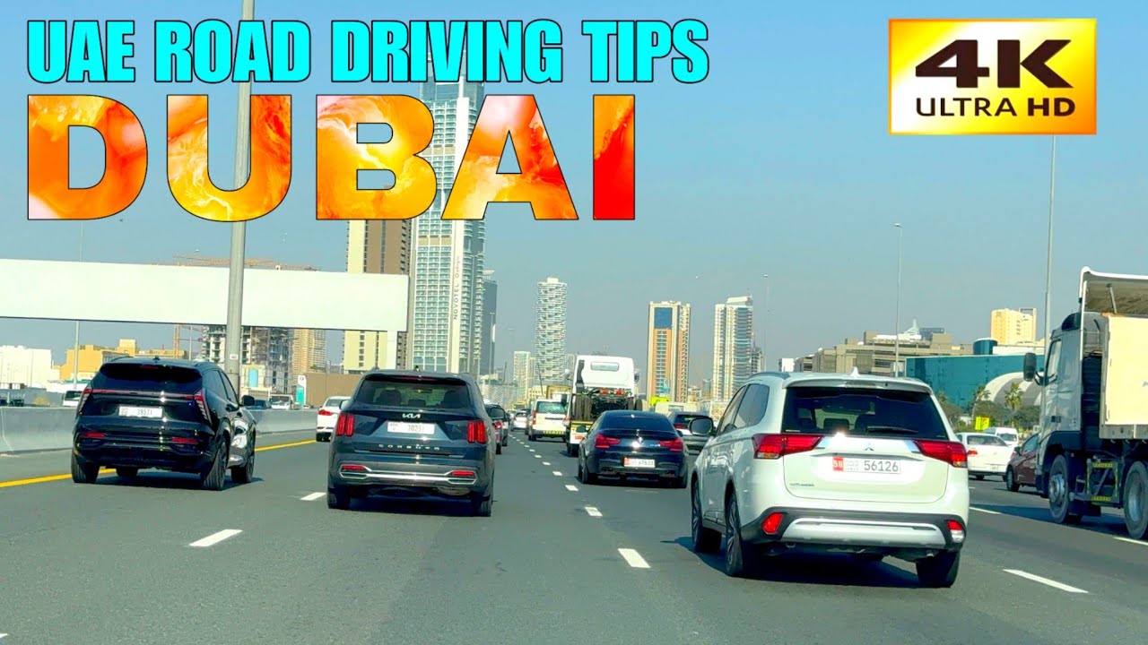 Exploring DUBAI Road Most Scenic Highway 2025 in 4K HDR