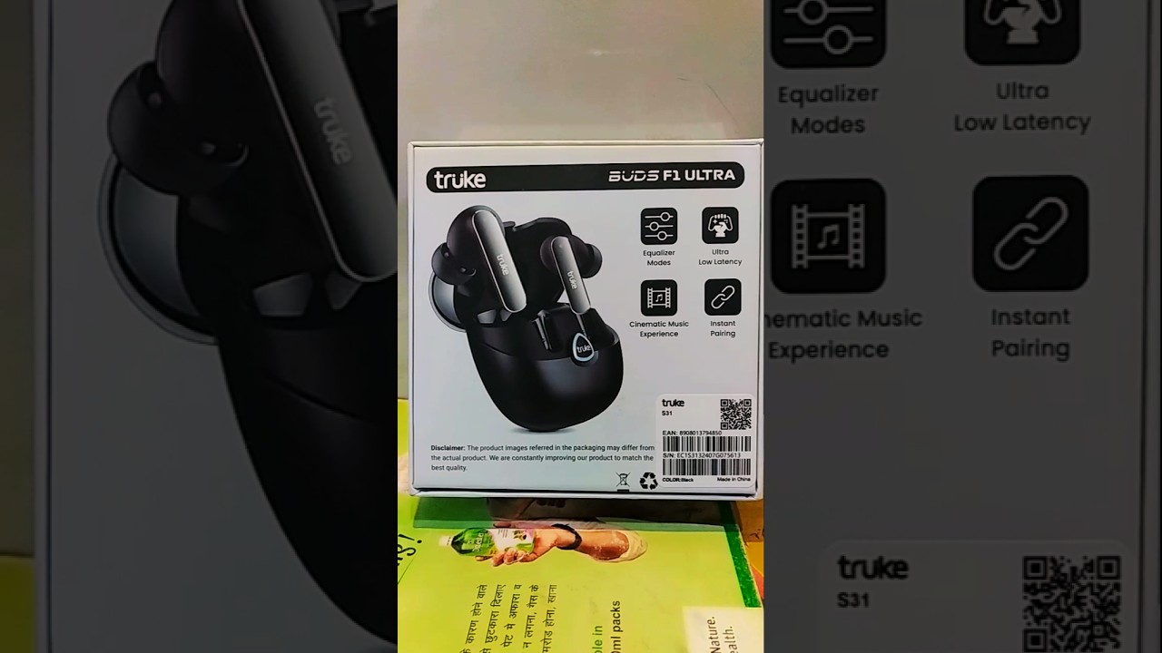 Truke f1 ultra unboxing #truke#like #subscribe #videoeditor#boat #realmebuds2 #realmebuds3neo #boult