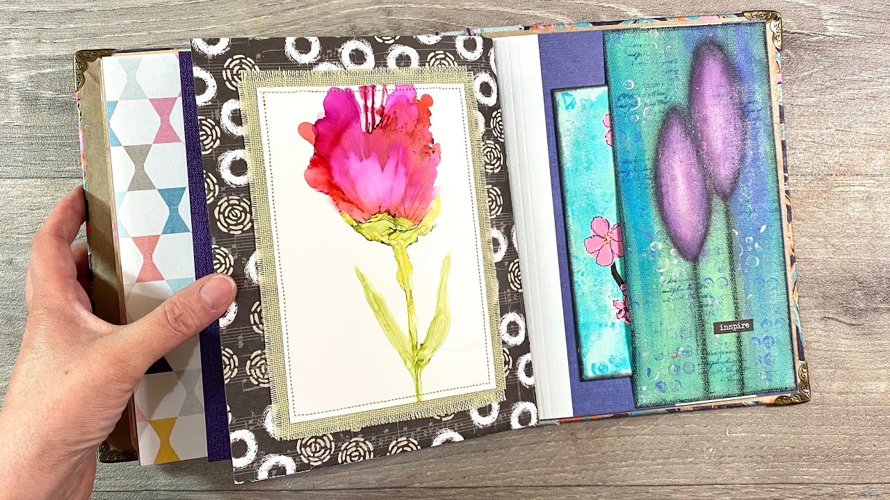 🌸 Journal With Me - How To Use Your Own Artwork In Your Journal  (Use Your Scraps #8)  🌸