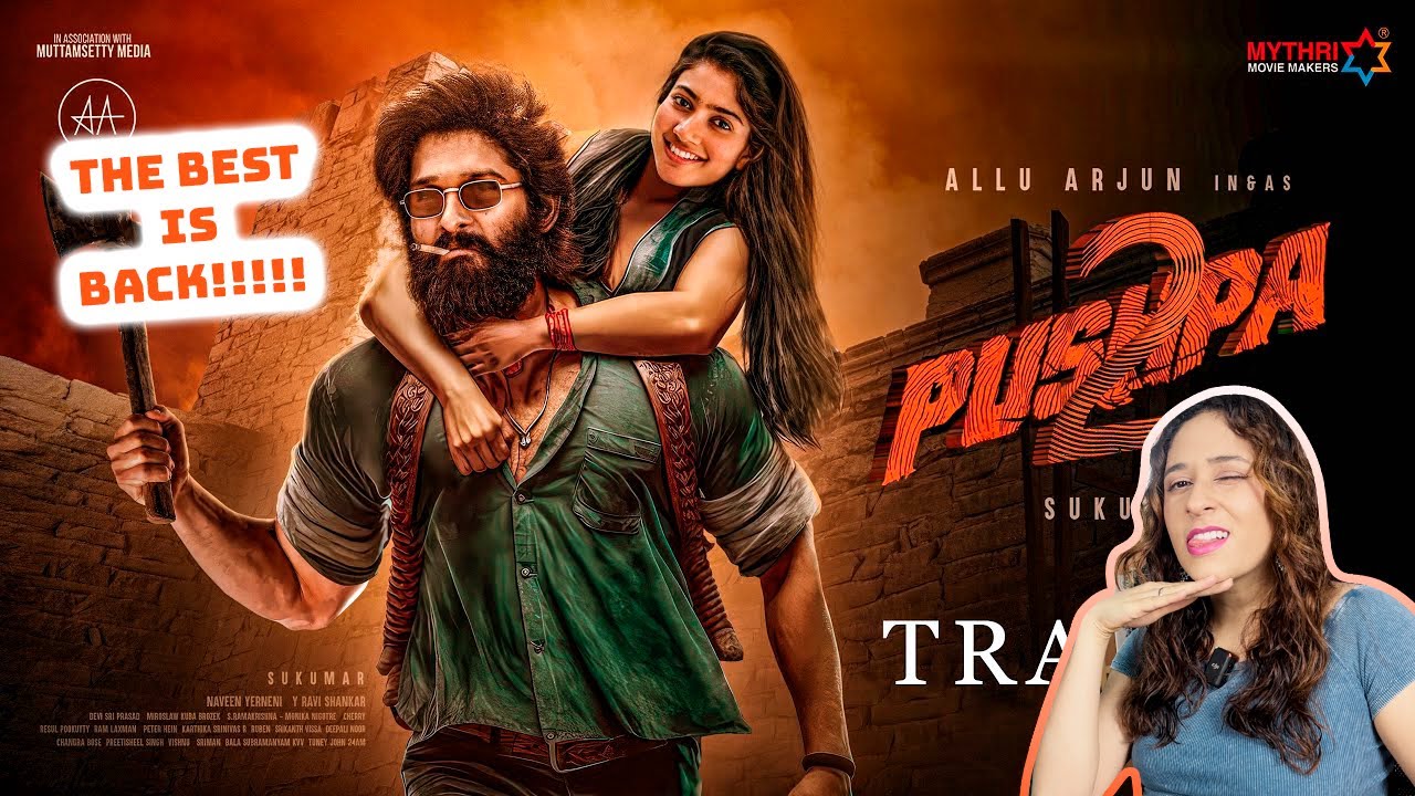 Pushpa 2 trailer reaction | Allu Arjun | Fahadh Faasil | Rashmika Mandanna | Sreeleela | Sukumar