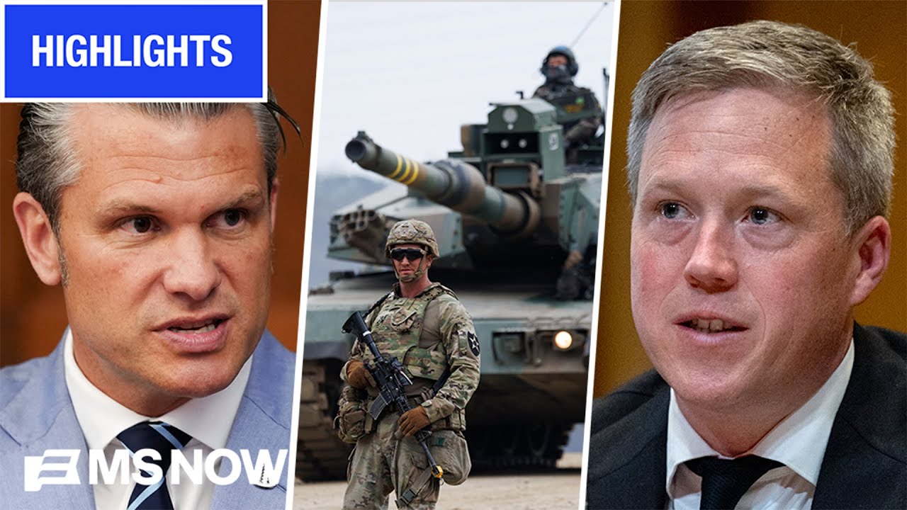 Hegseth&rsquo;s Pentagon SHAKEUP causing &lsquo;DISORDER in our military&rsquo; | MS NOW COMPILATION
