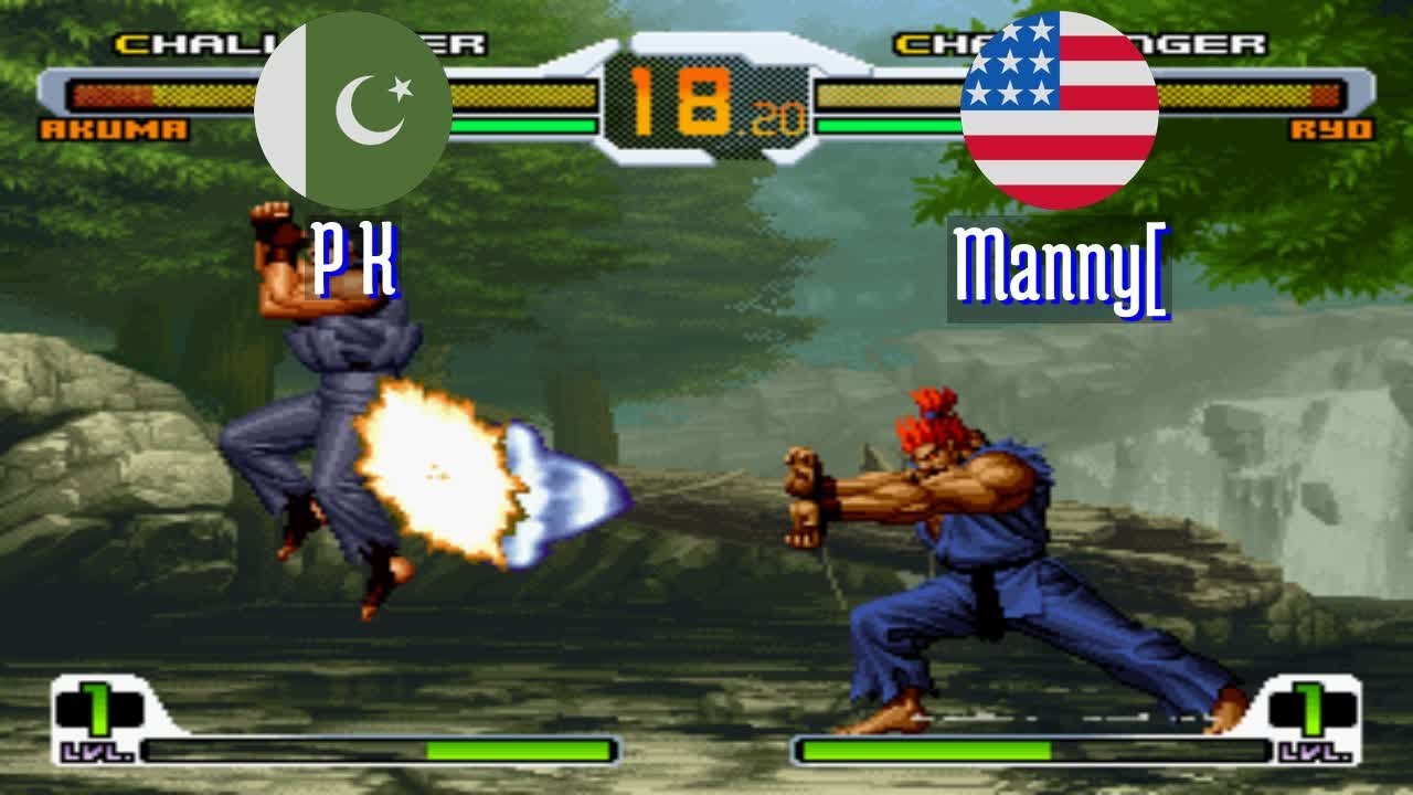 FT10 @svcsplus: P K (PK) vs Manny[ (US) [SNK vs Capcom Chaos Super Plus svc Fightcade] May 24