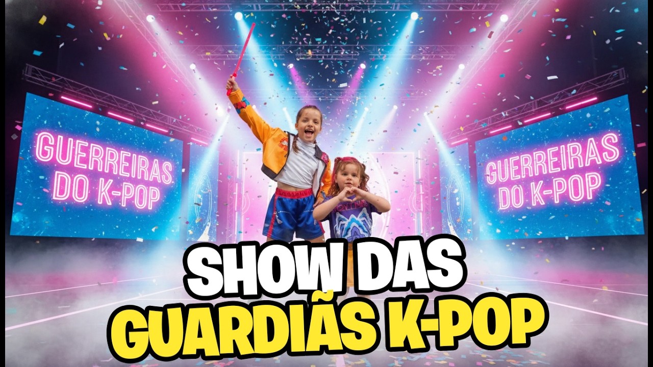LILI E LELÊ NO SHOW DAS GUERREIRAS K-POP! FOI INCRÍVEL 💖🎶