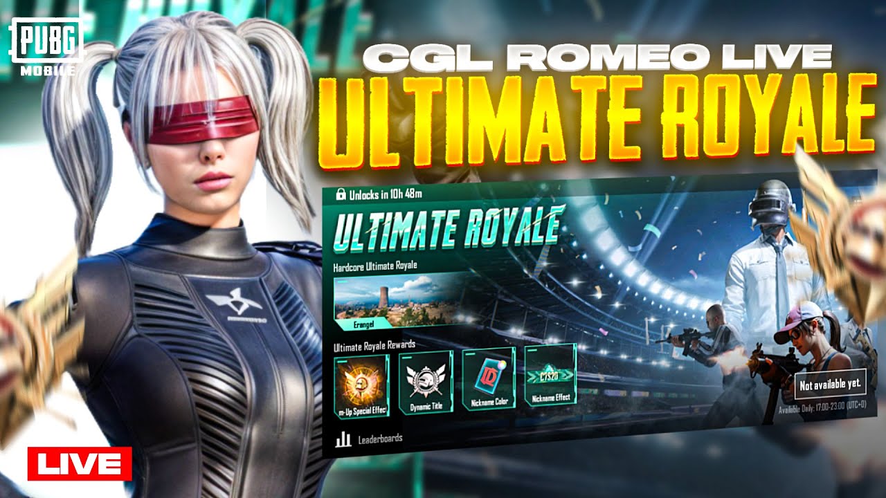 ULTIMATE ROYAL|RANK PUSH|UPDATE 3.4 ON CHEEMA Gxlive ID