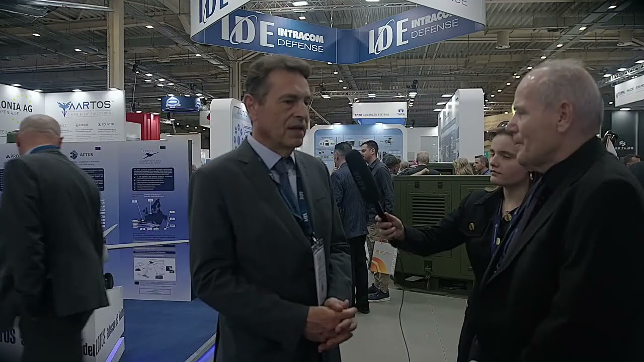 Interview with IDE INTRACOM General Manager Sterghios Topis at DEFEA 2025