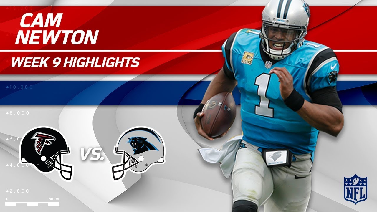 Cam Newton Highlights | Falcons vs. Panthers | Wk 9 Player Highlights