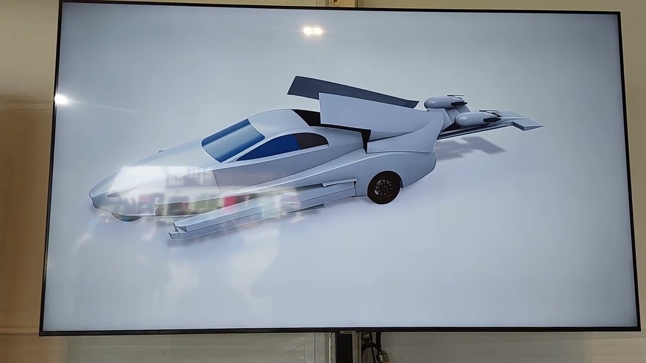 See the Samson Sky Switchblade flying car folding and unfolding sequence