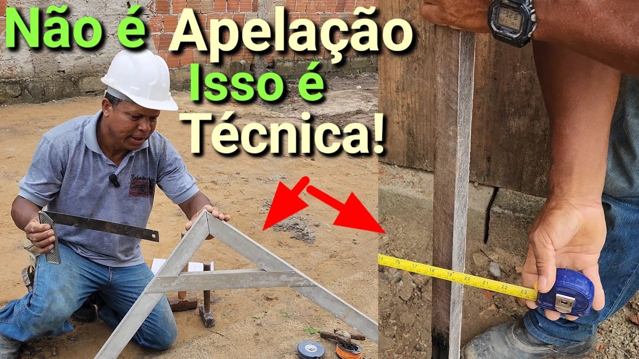 Como tirar Esquadro e Marcar uma casa do zero Sem Gabarito!
