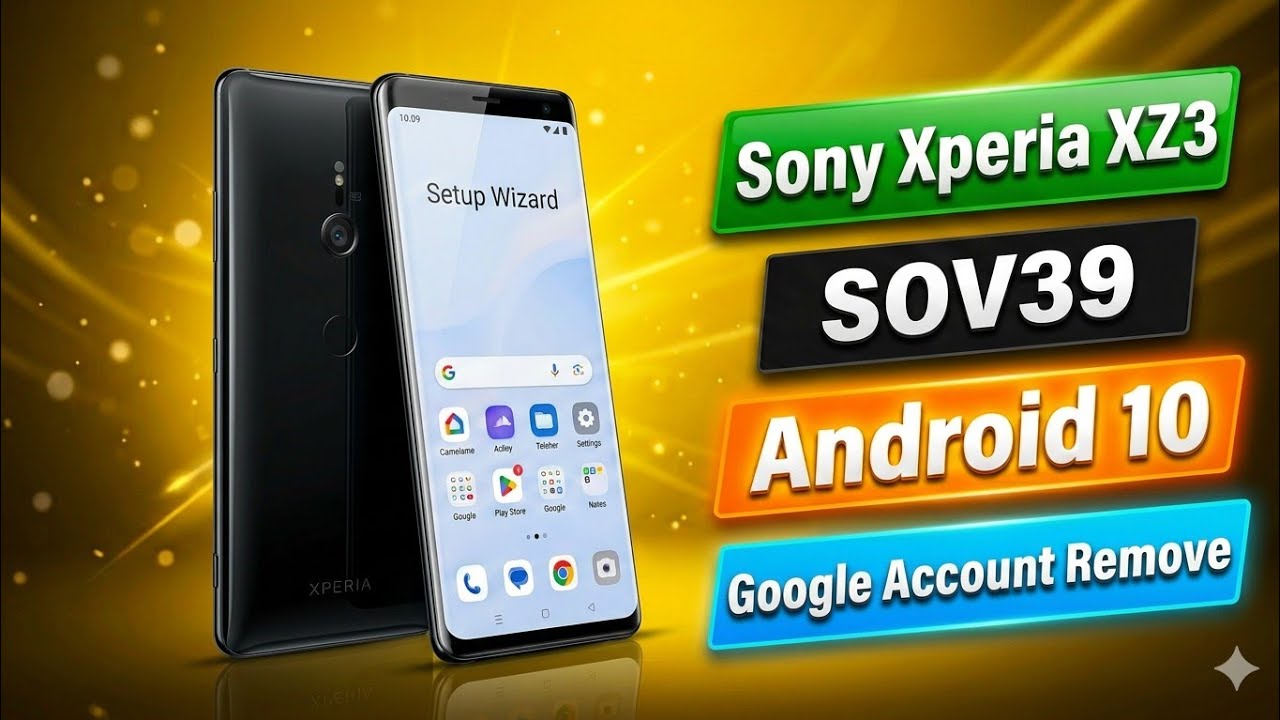 Sony Xperia XZ3 Frp Bypass Without PC​ || Sony SOV39 Google Account Bypass | 100% Working Track