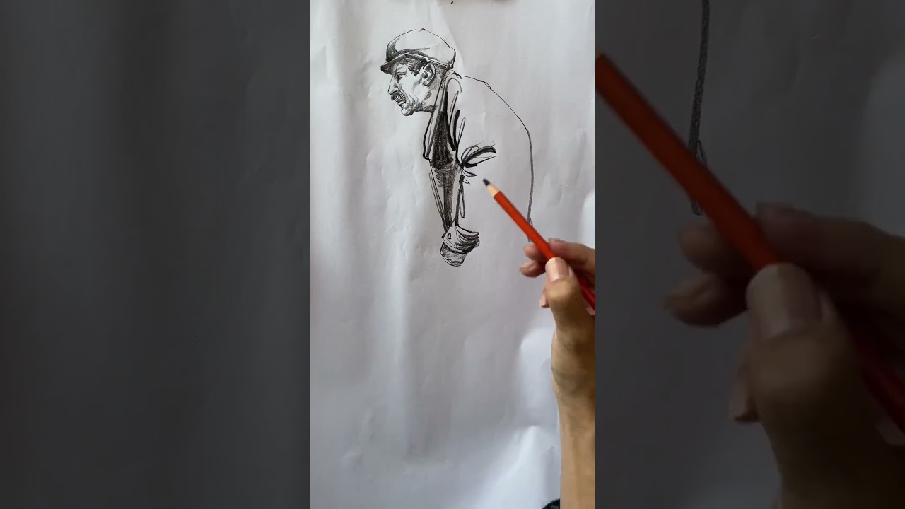 No Breaks, Just Art: A Seamless Pencil Drawing with Chinese Aesthetics #art