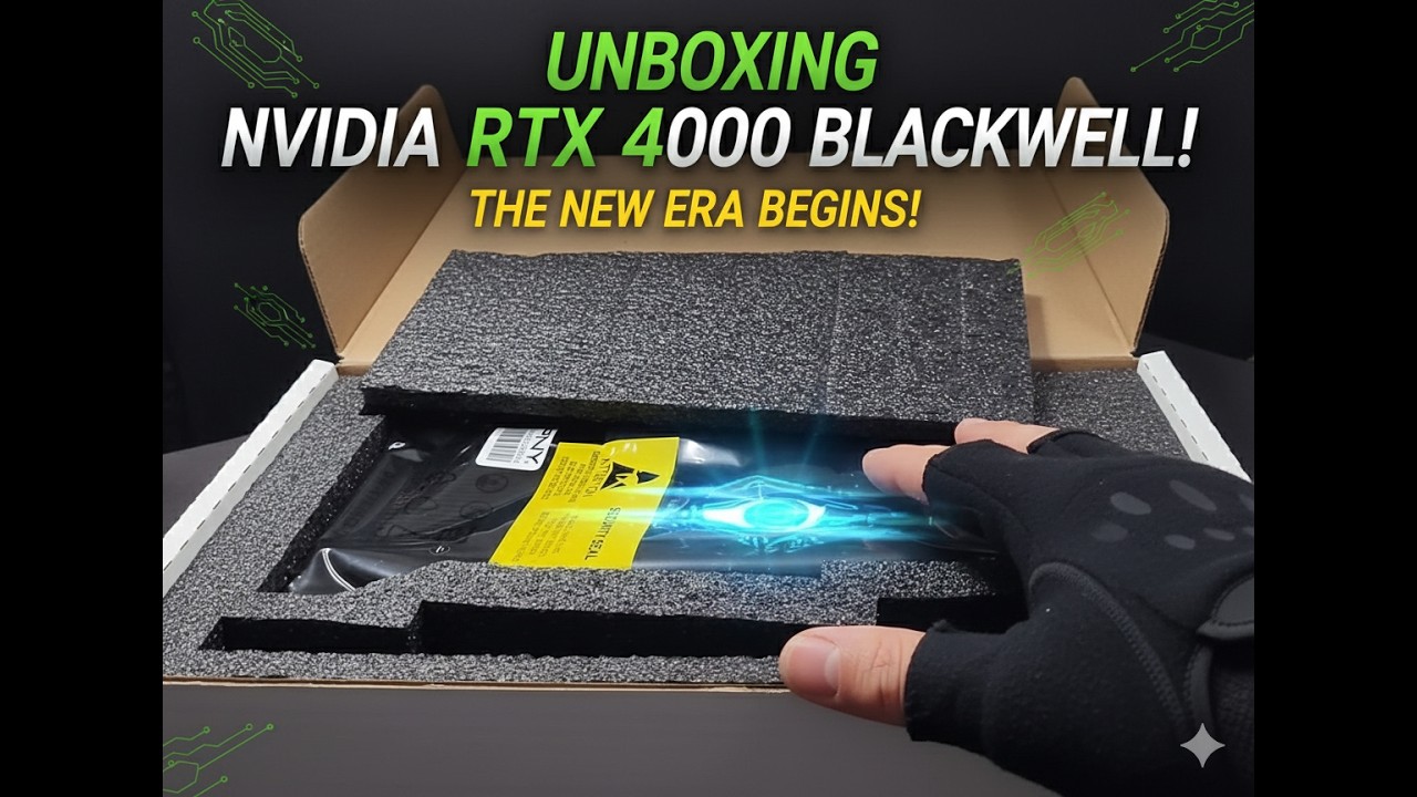 RTX PRO 4000 Blackwell: This single-slot GPU shouldn't be this powerful. #workstation #Blackwell
