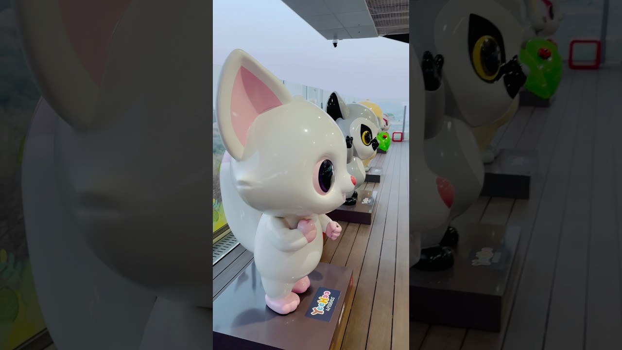 YooHoo & Friends. LinLin Land, N Seoul Tower #seoultower #yoohooandfriends #travel #seoul #korea