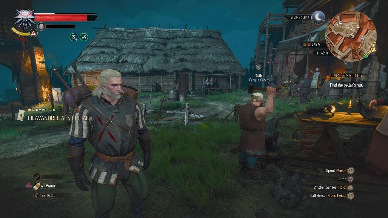 Filavandrel a&eacute;n Fidh&aacute;il Gwent Card Location, The Witcher 3