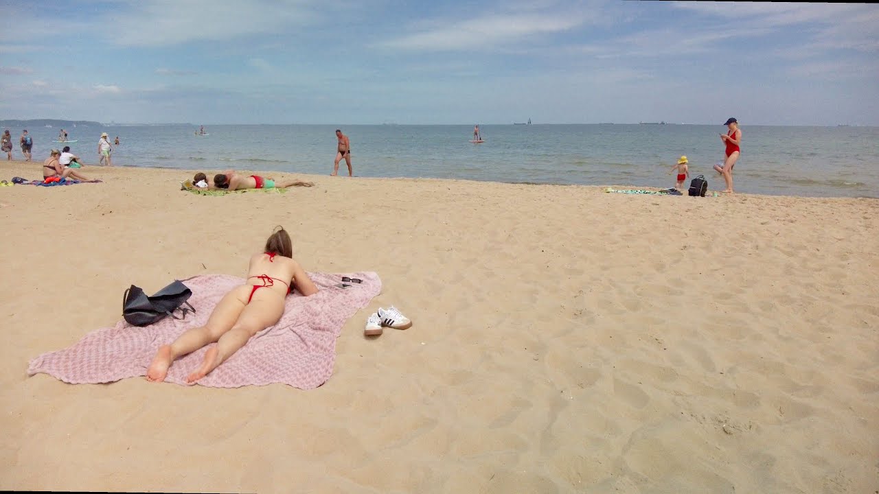 Gdańsk Brzeźno - Spacer Po Plaży |  Gdańsk Brzeźno Beach Walk | POLAND 2025