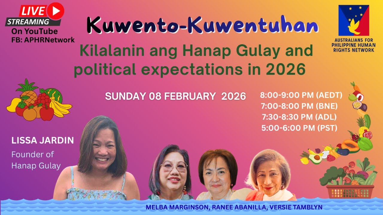 Kuwento-Kuwentuhan: Kilalanin ang Hanap Gulay at political expectations in 2026