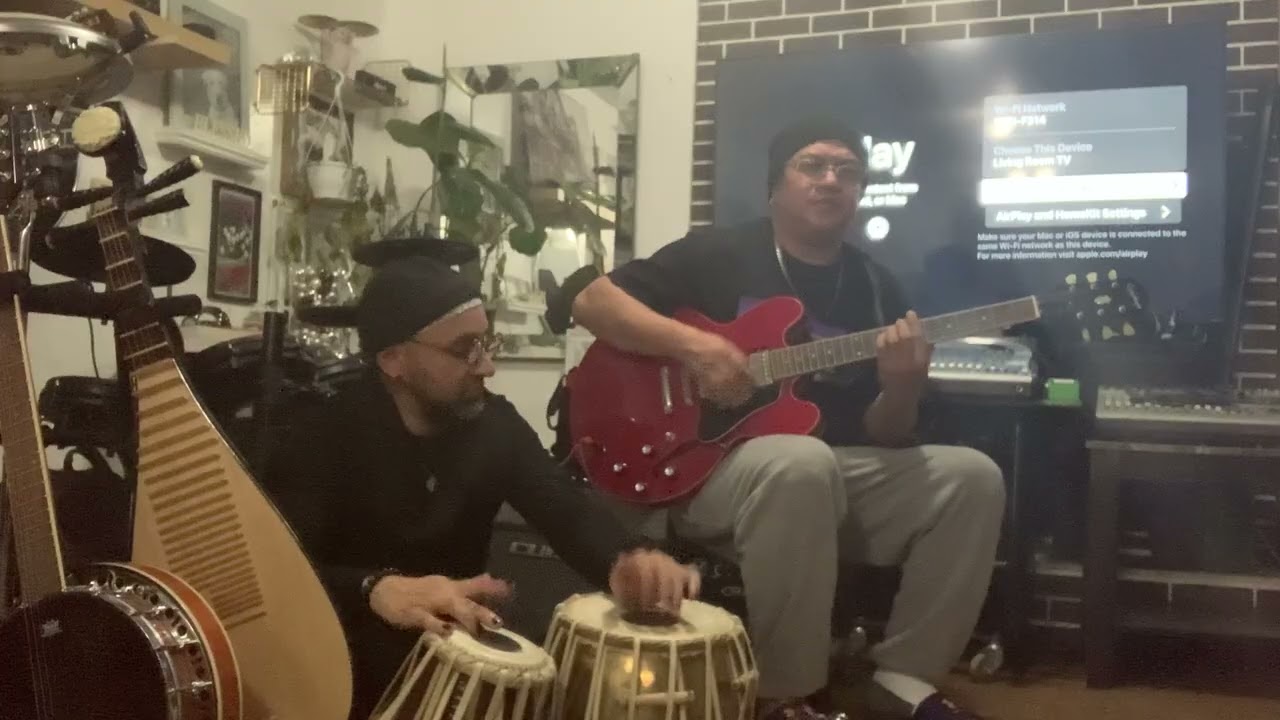 Thrill Is Gone - Quick Jam Raw & Intimate Blues & Tabla Collaboration.