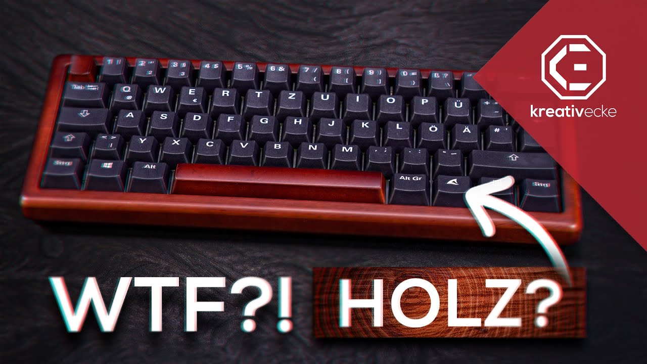 WTF?! Diese Tastatur ist aus HOLZ? Und dabei auch noch richtig gut! Sharkoon SGK50 S3 Wood Test