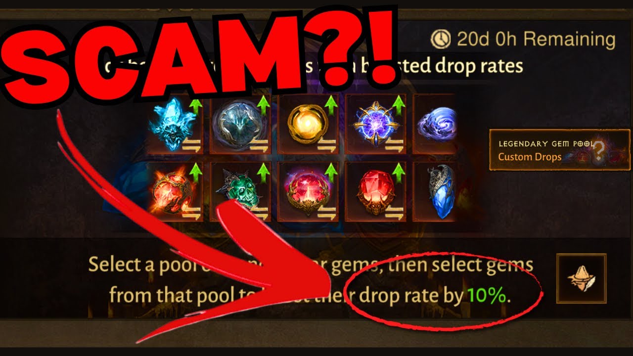 NEW Legendary Gem Drop Pool Guide [Diablo Immortal]