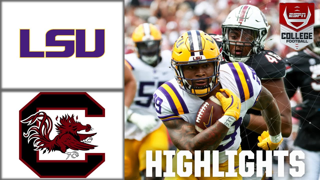 LSU Tigers против South Carolina Gamecocks | Полные обзоры матча | ESPN College Football