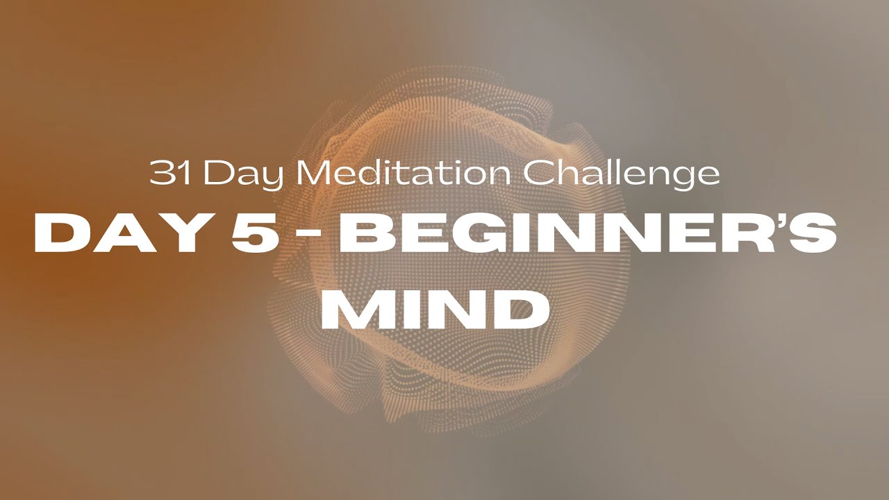 31 Day Meditation Challenge | DAY 5:  BEGINNER'S MIND
