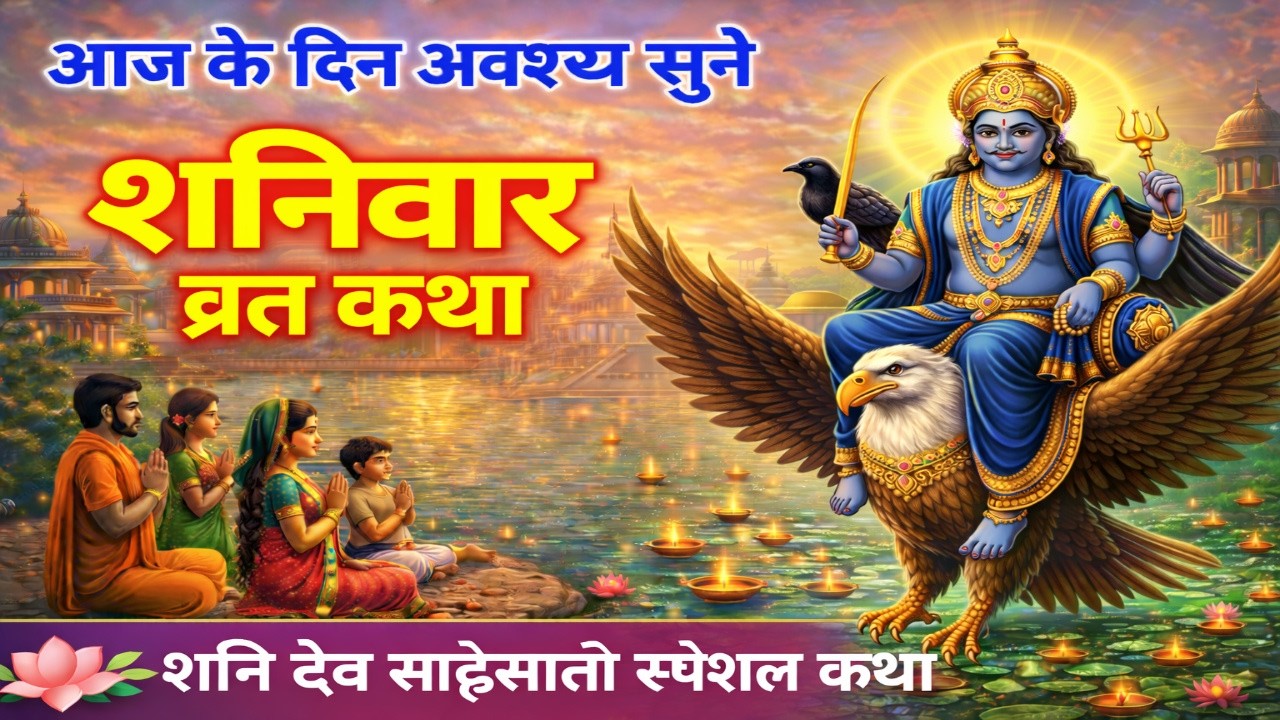 शनि देव की पावन कथा सुन लो आज ही — संतान पर कभी संकट नहीं आएगा |