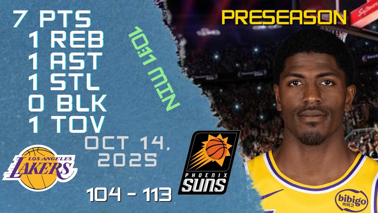 Нейт Уильямс: лучшие моменты матча против SUNS 14 10 2025 NBA PRESESON
