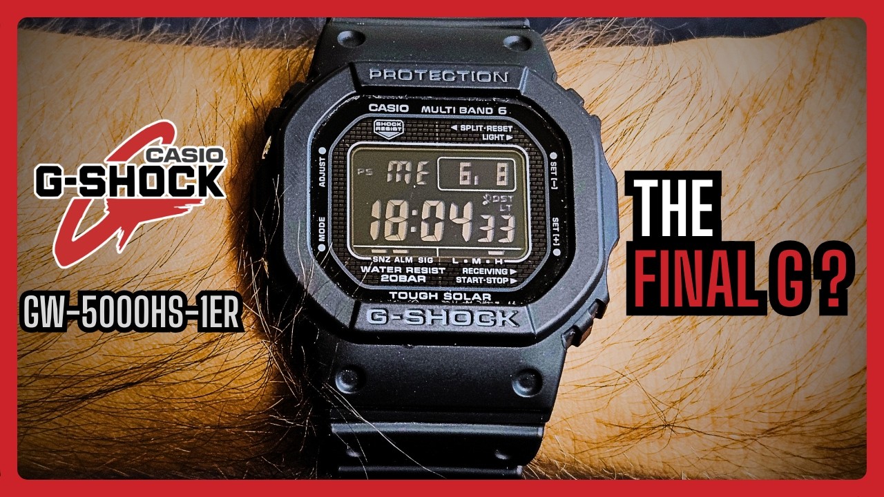 🖤Casio G-SHOCK GW-5000HS-1ER Review | The Final Square G? ⌚🤔 