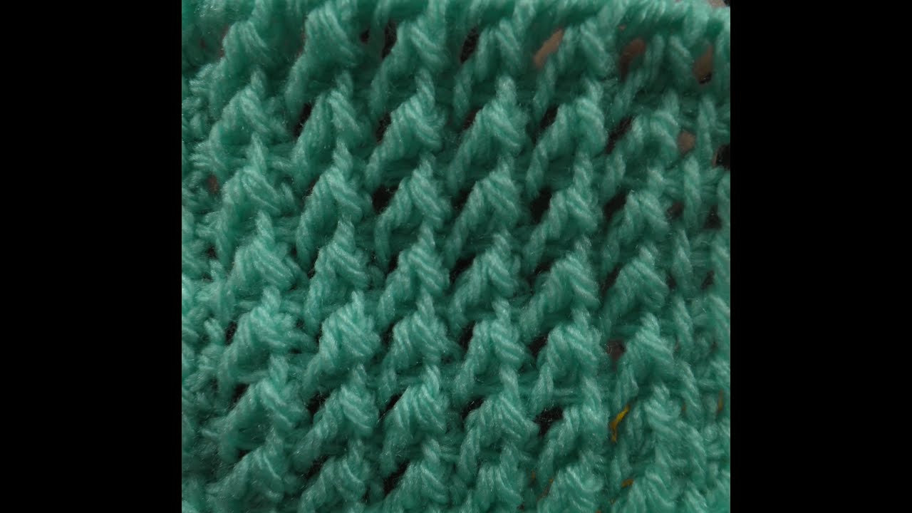 Haekelmuster * TUNESISCHES MUSTER No1 *