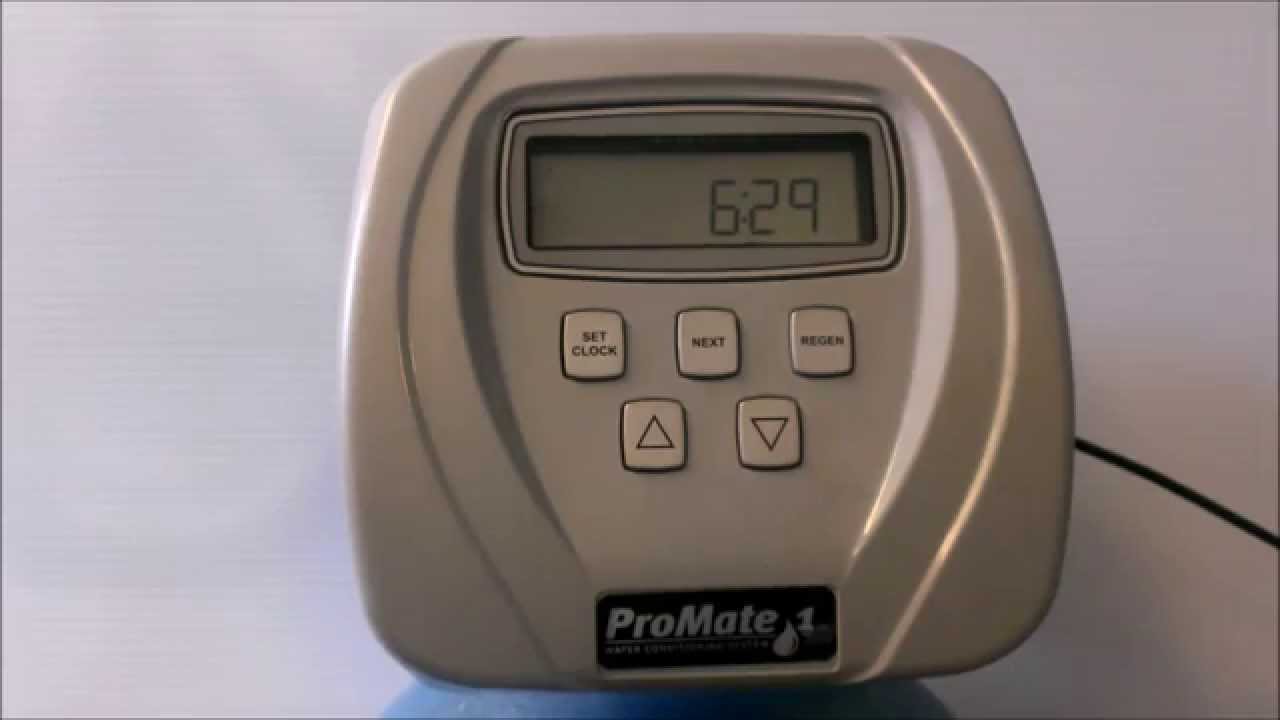 How to Manually Regenerate a ProMate 1 Valve