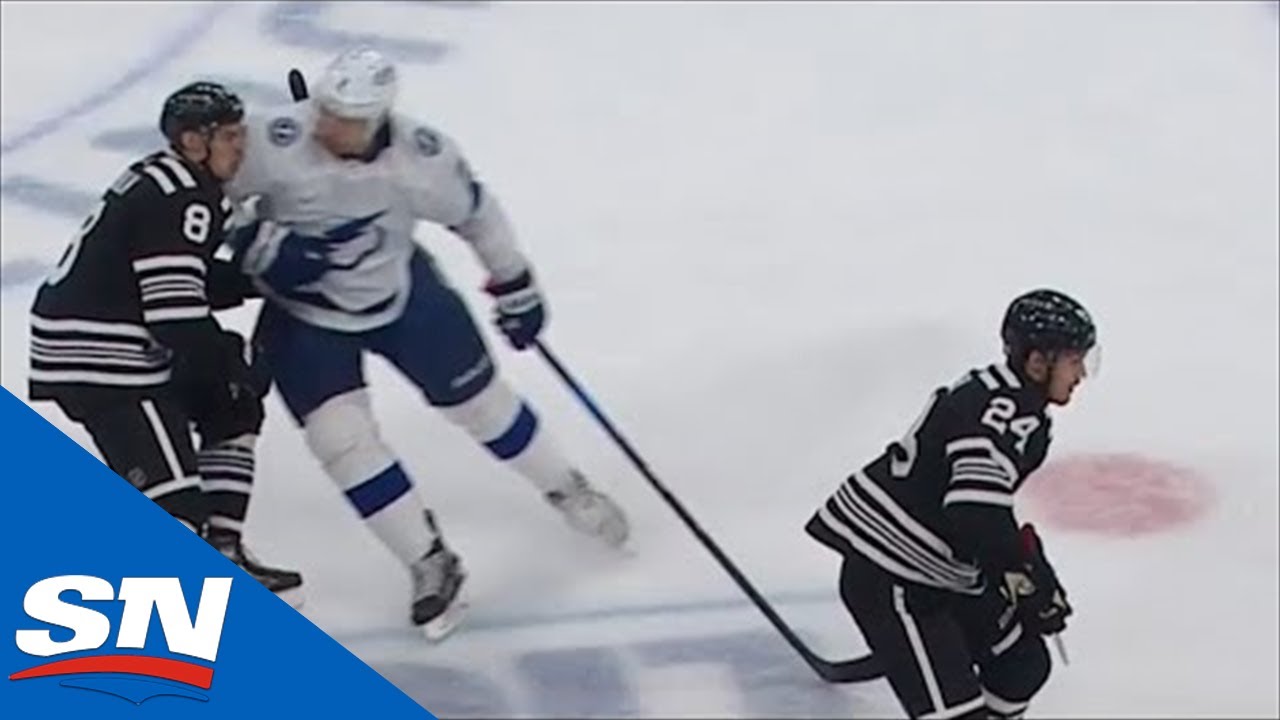 Luke Schenn Crushes Dominik Kubalik In Neutral Zone & Fights Nikita Zadorov