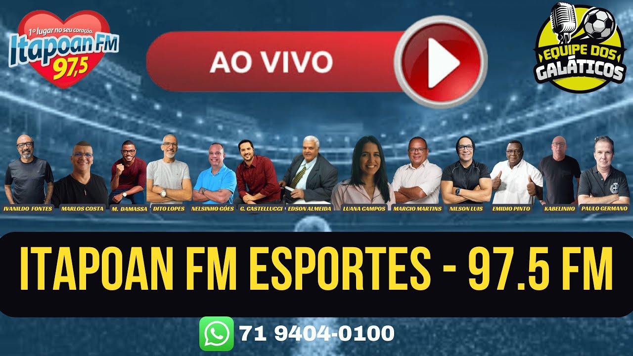 ITAPOAN FM ESPORTES - RESENHA DOS GAL&Aacute;TICOS (02/12/25)
