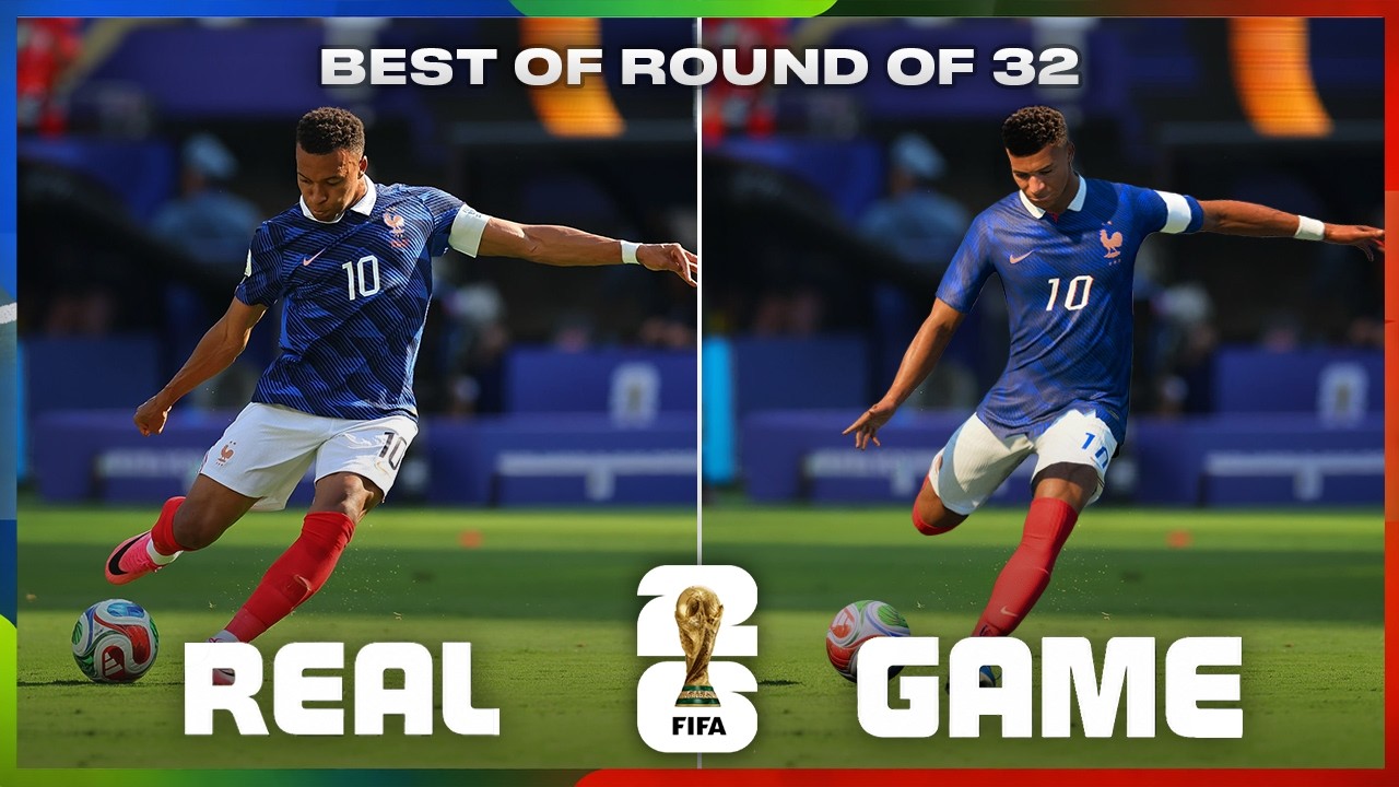 World Cup 2026 Best Goals of the Round of 32 (EAFC 26 Recreation)
