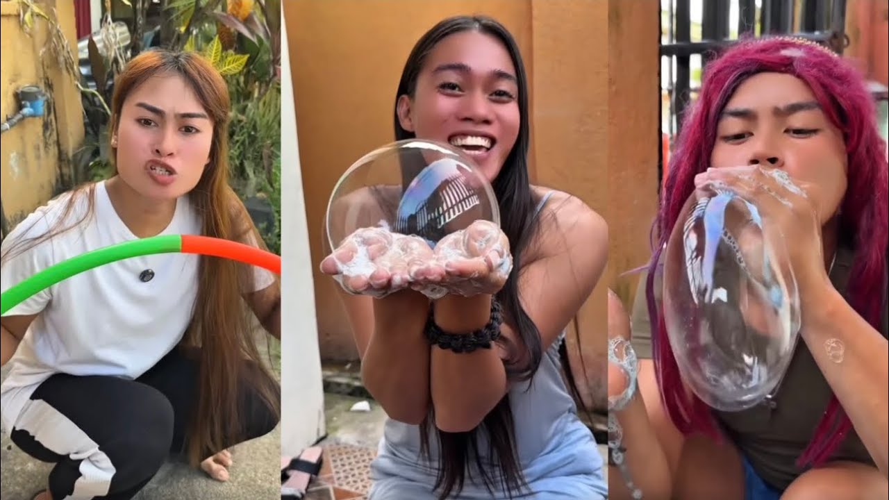 GUMAWA NG BUBBLES BUBBLE SILA ALEXA AT BETY | FUNNY TIKTOK COMPILATION GOODVIBES 