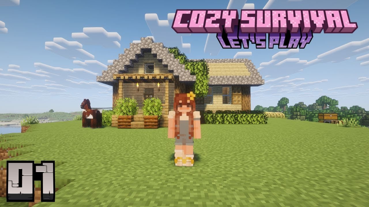 Cozy Minecraft Survival Series - The Beginning 🌞 | Let's Play | Episode 1