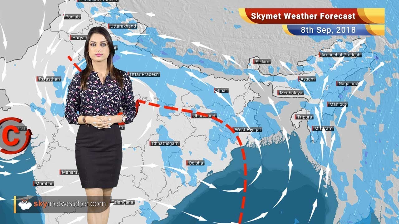 Weather Forecast for Sep 8: Monsoon Rain in MP, UP, Odisha, Rajasthan, Delhi