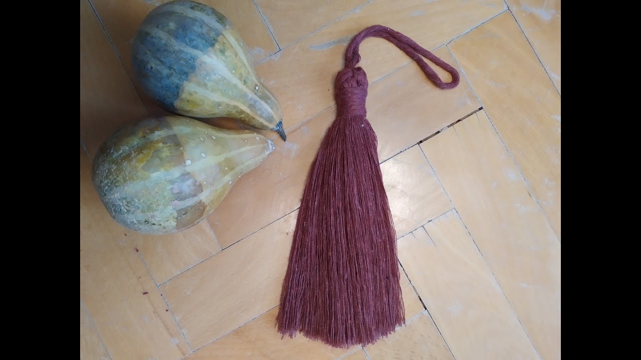 MAKROME TARAMA İPİYLE PÜSKÜL YAPIMI - #PÜSKÜL #TASSEL [HOW TO MAKE TASSEL DIY] 2 #MAKROMEPÜSKÜL