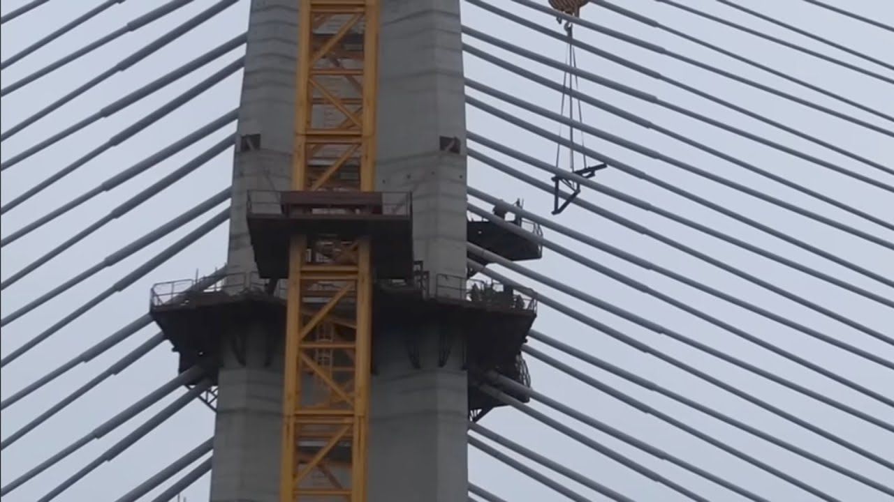 2026.01.28  淡江大橋 八里端 施工概況近距觀察 空拍 LIVE 直播