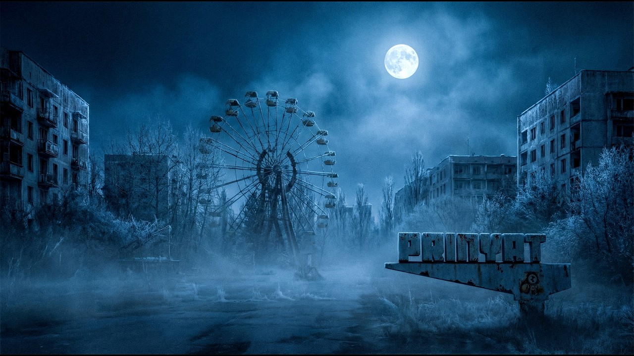 Chernobyl Ghost City  | A Forgotten Nuclear City | Cinematic 4K