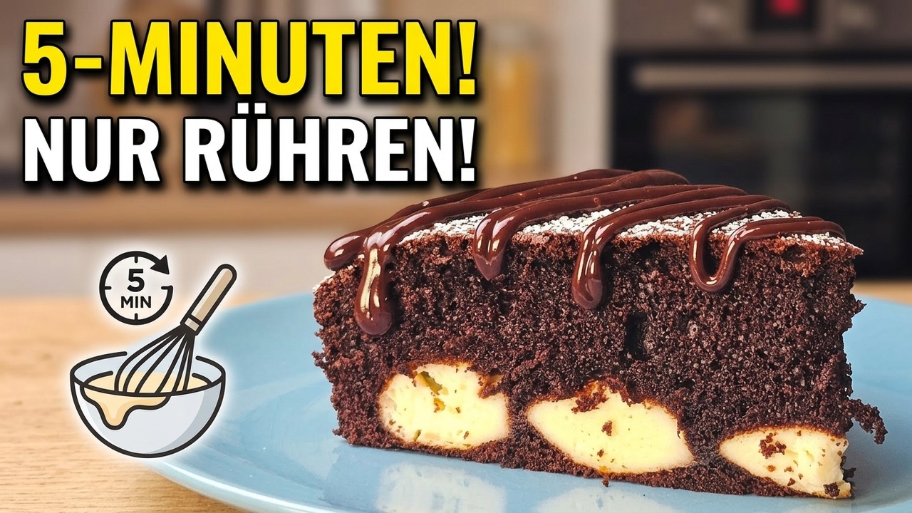 Omas Geheimrezept: Der saftigste Schoko-Quark-Kuchen! So einfach, so lecker!