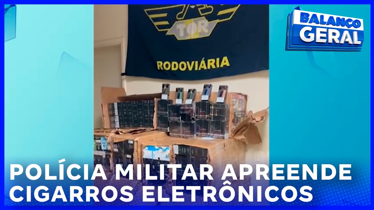 Raposo Tavares: Contrabando de cigarros eletrônicos é barrado pela PM hoje