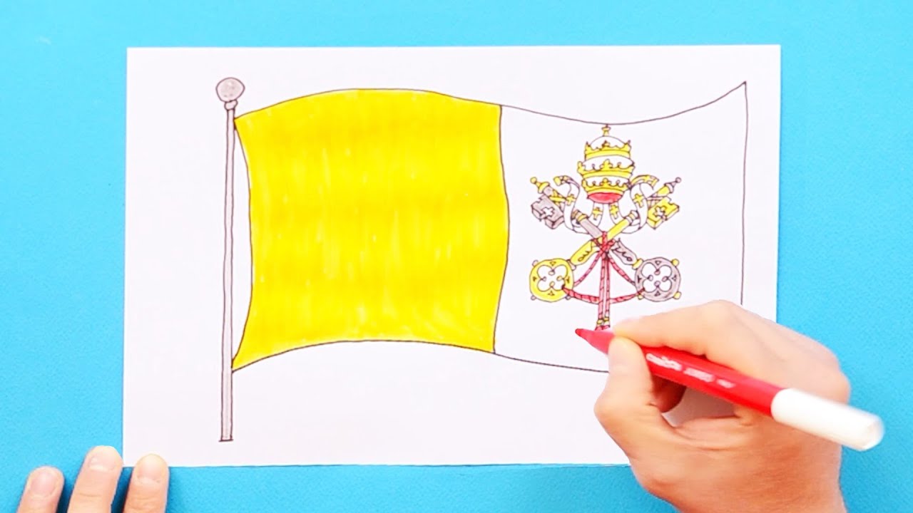 How to draw the Flag of Vatican City